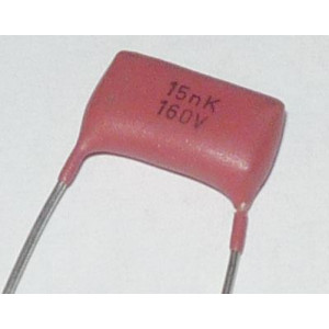 15n/160V MPT96, RM=10mm, svitkový kondenzátor