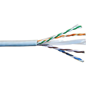 Kabel UTP Cat6 4páry, drát Cu 0,57, materiál CU/LSZH