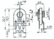 33k - TP011, trimr cermetový stojatý RM5x5mm