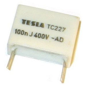 100n/400V TC227, svitkový kondenzátor radiální