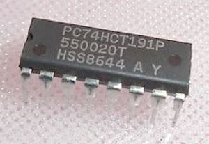 74HCT191 4-bit binární čítač, DIP16 74191