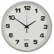 Nástěnné hodiny 25cm, stříbrné