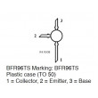 BFR96TS N VF 20V/0,075A 0,5W 5GHz TO50