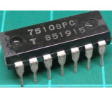 75108 - 2x linkový zesilovač s otevřeným kolektorem, DIP14 /75108PC/