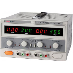 Laboratorní zdroj PeakMeter HY3003F-2 2x0-30V/0-3A
