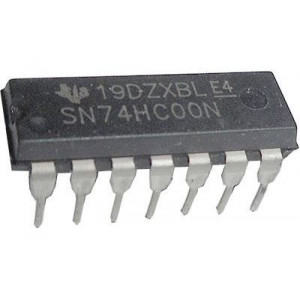 74HC00N 4x 2vstup NAND , DIL14 /7400/