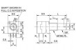 10k/N x2, WH9011A , hřídel 6x15mm, potenciometr otočný tandemový