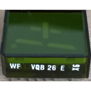 VQB26E zobrazovač +1., zelený, RFT