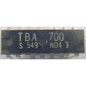 TBA700 - AM/FM mf + nf zesilovač 1W, DIP16
