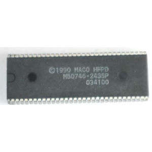 M50746, 8-bit microcontroler DIP-64