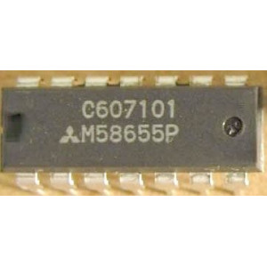 M58655P - 1024bit ROM, DIP14