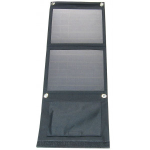 Fotovoltaický solární panel 12W s USB, přenosný, skládací, DOPRODEJ