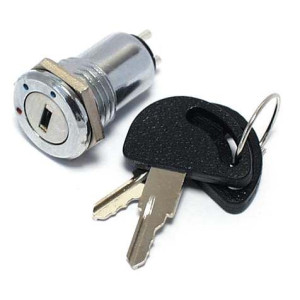 Přepínač s klíčem OFF-ON-ON 250V/0,5A P-B0961