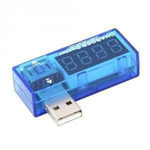 USB tester - voltmetr a ampérmetr 3-7,5V/0-3A DC, AK306B