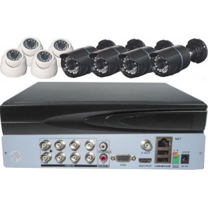 Kamerový systém 720P JW108K-V10 (DVR+8kamer CMOS) BEZ VZD. PŘÍSTUPU