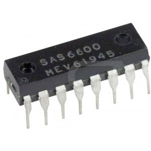 SAS6600 - obvod pro předvolbu do přijímačů AM/FM, DIL16