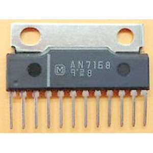 AN7168 - nf zesilovač 2x5,7W, SIP12