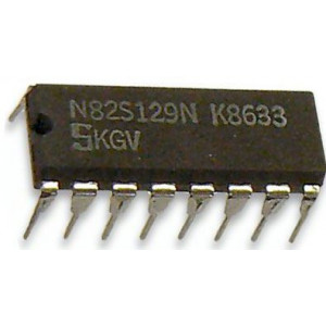 N82S129N - paměť PROM 256x4bit , DIP16 /Signetics/