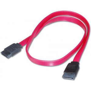 Kabel SATA 0,3m rovné konektory