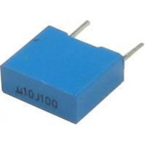 100n/100V TC353, svitkový kondenzátor radiální RM=7,5mm