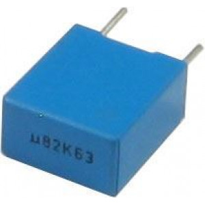 820n/63V TC352, svitkový kondenzátor radiální, RM=7,5mm