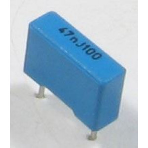 47n/100V TC353, svitkový kondenzátor radiální RM=7,5mm