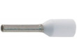 Dutinka pro kabel 0,5mm2 bílá (E0508), balení 100ks