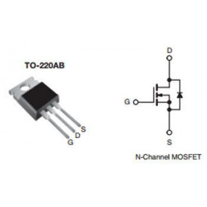 IRFBC40 N MOS 600V/6,2A 75W TO220