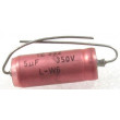 5uF/350V TE992, elektrolyt.kondenzátor axiální