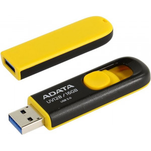 ADATA flashdisk USB 3.0 UV128 16GB yellow