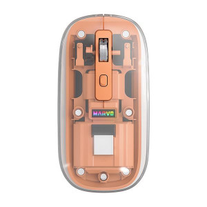 Myš bezdrátová, Marvo PRISM B10 Orange, oranžová, optická, 1600DPI