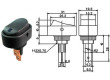 Vypínač kolébkový ON-OFF 1pol.12V/20A, prosvětlení LED 12V