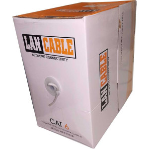 Kabel UTP CAT6 4páry, drát Cu 0,57, materiál CU/LSZH, balení 305m