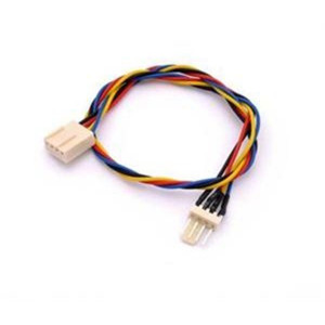 Prodlužovací kabel k ventilátoru procesoru PC (4P/4P) 30cm