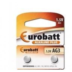 Baterie EUROBATT LR41(AG3,LR736,GP392) alkalická