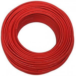 Solární kabel H1Z2Z2-K, 4mm2, 1500V, červený, balení 100m