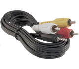 Kabel 3xCinch-Jack 3,5mm 4P, 1,5m