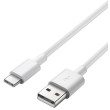 Kabel USB 2.0 konektor USB A / USB-C, 1m bílý
