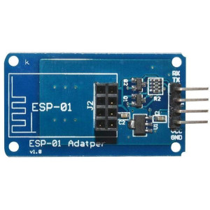 ESP8266 - adaptér pro wifi modul ESP-01, napájení 3,3 i 5V