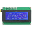 Displej LCD2004 IIC/I2C, 20x4 znaky, modré podsvícení