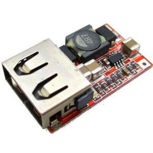 Napájecí modul, step-down měnič 5V/3A, 1x USB