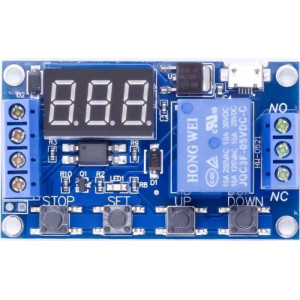 Časovač - programovatelný časový spínač s relé - 4 tlačítka