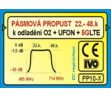 Pásmová propust UHF (22-48k), PP10-X k odladění 5GLTE