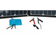 Přenosný fotovoltaický solární panel 12V/2x40W s regulátorem 10A