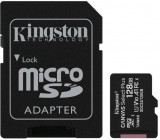 Paměťová karta KINGSTON micro SDHC 128GB Class 10 + adaptér