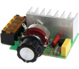 Stmívač a regulátor otáček pro komutátorové motory do 4000W