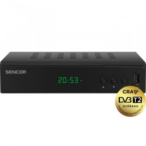 Set-top box DVB-T/T2 přijímač SDB 5003T SENCOR