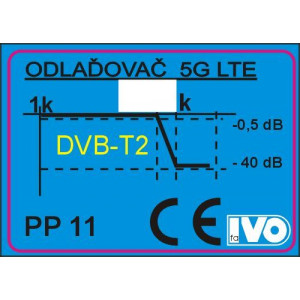 Pásmová propust UHF (1-48k), PP11-X k odladění 5GLTE