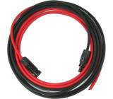 Solární kabel H1Z2Z2-K, 4mm2, červený+černý s konektory MC-4,10m