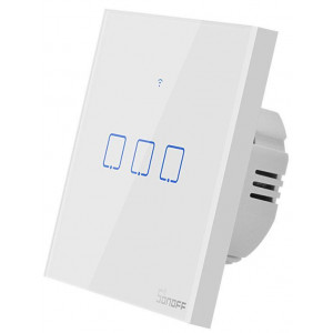 Dálkově ovládaný vypínač Sonoff T0EU3C wifi 3kanálový